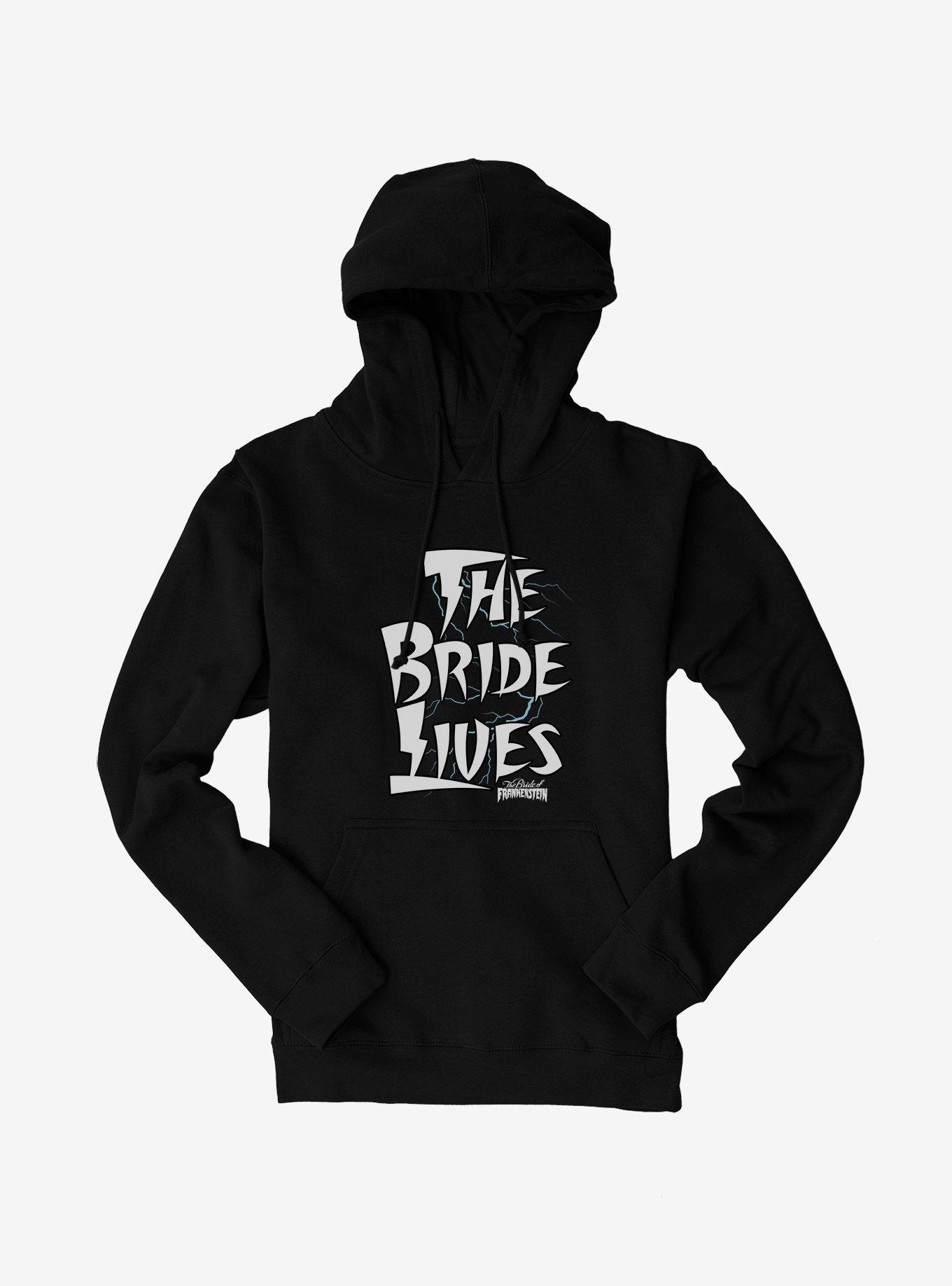 Bride Of Frankenstein The Bride Lives Hoodie, , hi-res