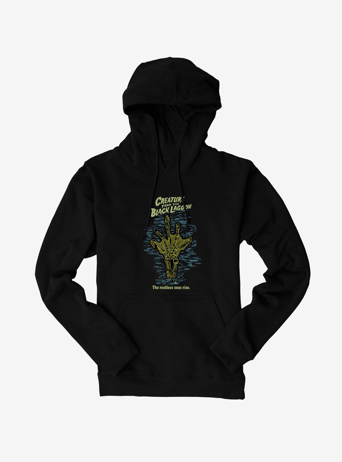 Creature From The Black Lagoon Restless Seas Rise Hoodie, BLACK, hi-res