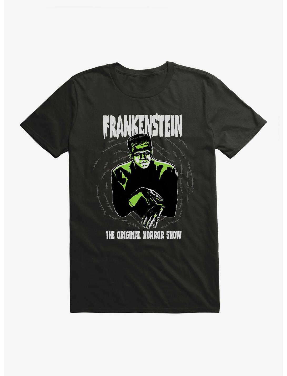 Universal Monsters Frankenstein The Original Horror Show T-Shirt, BLACK, hi-res