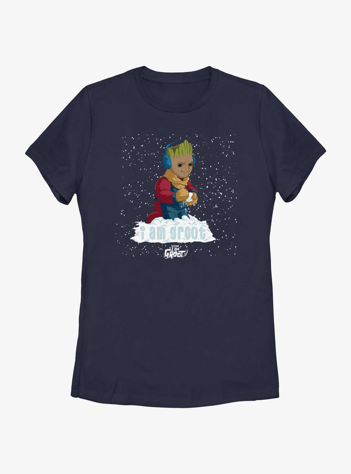 Marvel I Am Groot Snowball Womens T-Shirt, , hi-res