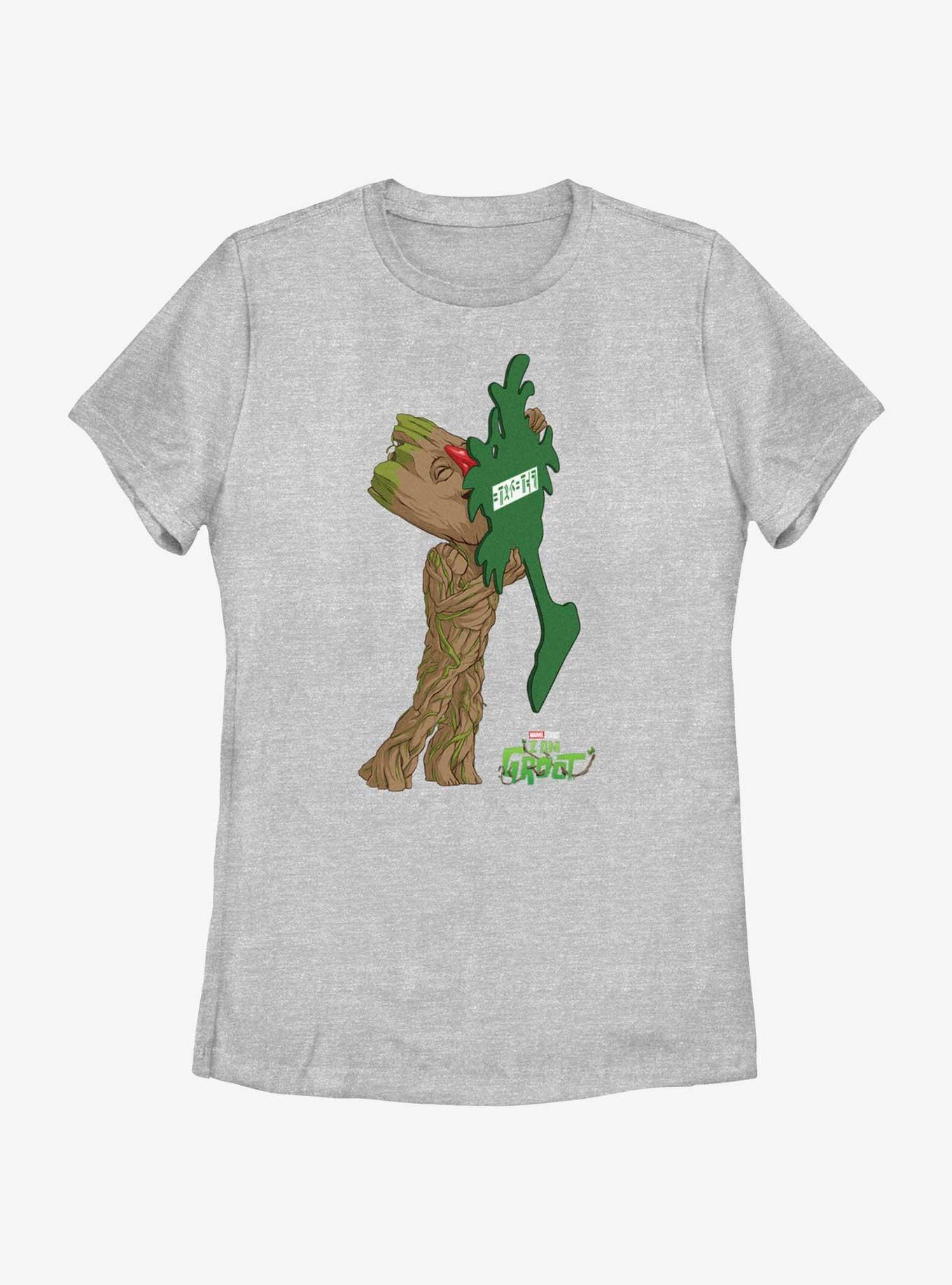 Marvel I Am Groot Pine Tree Car Freshener Womens T-Shirt, , hi-res