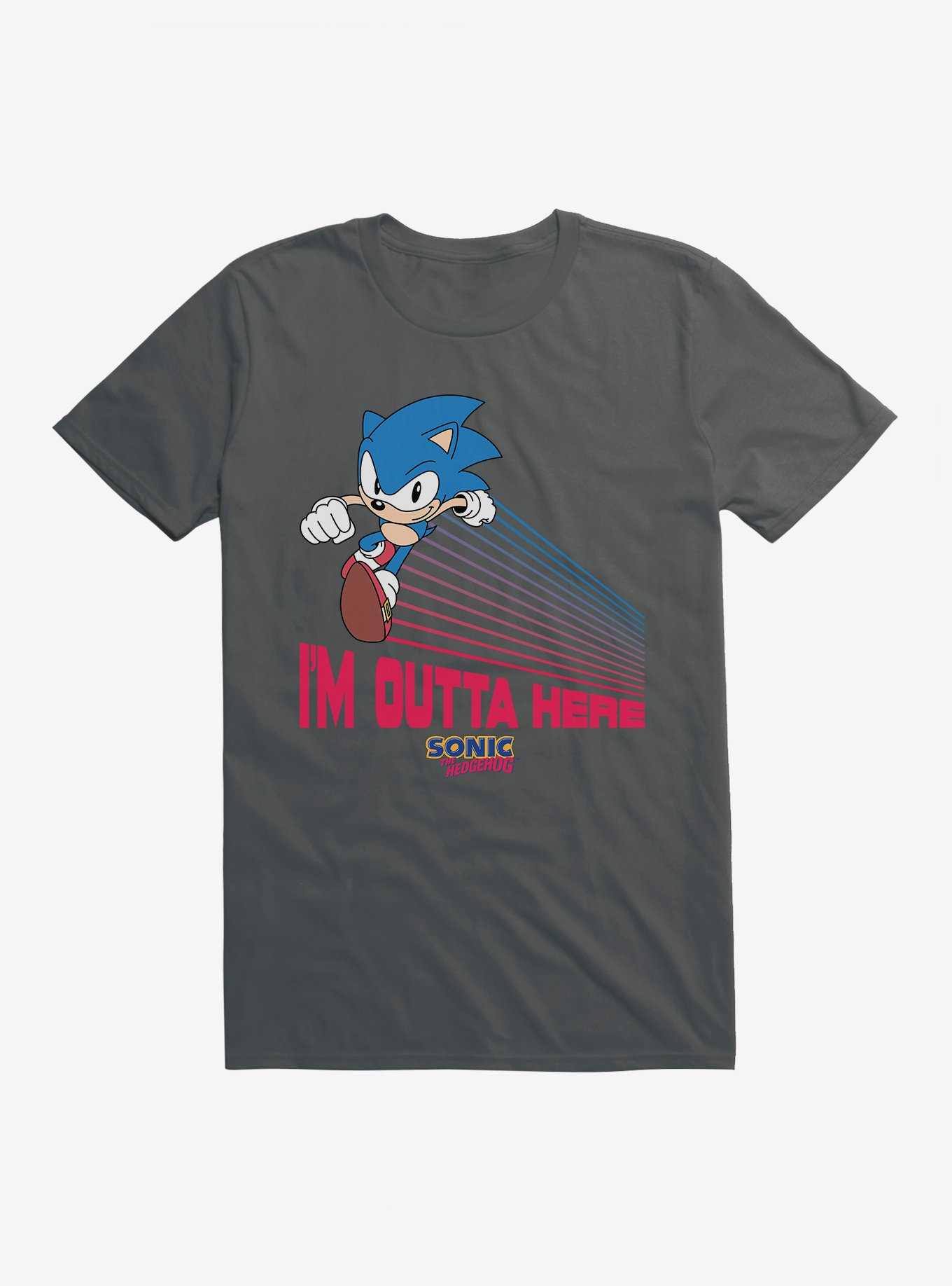 Sonic The Hedgehog Sonic I'm Outta Here T-Shirt, , hi-res