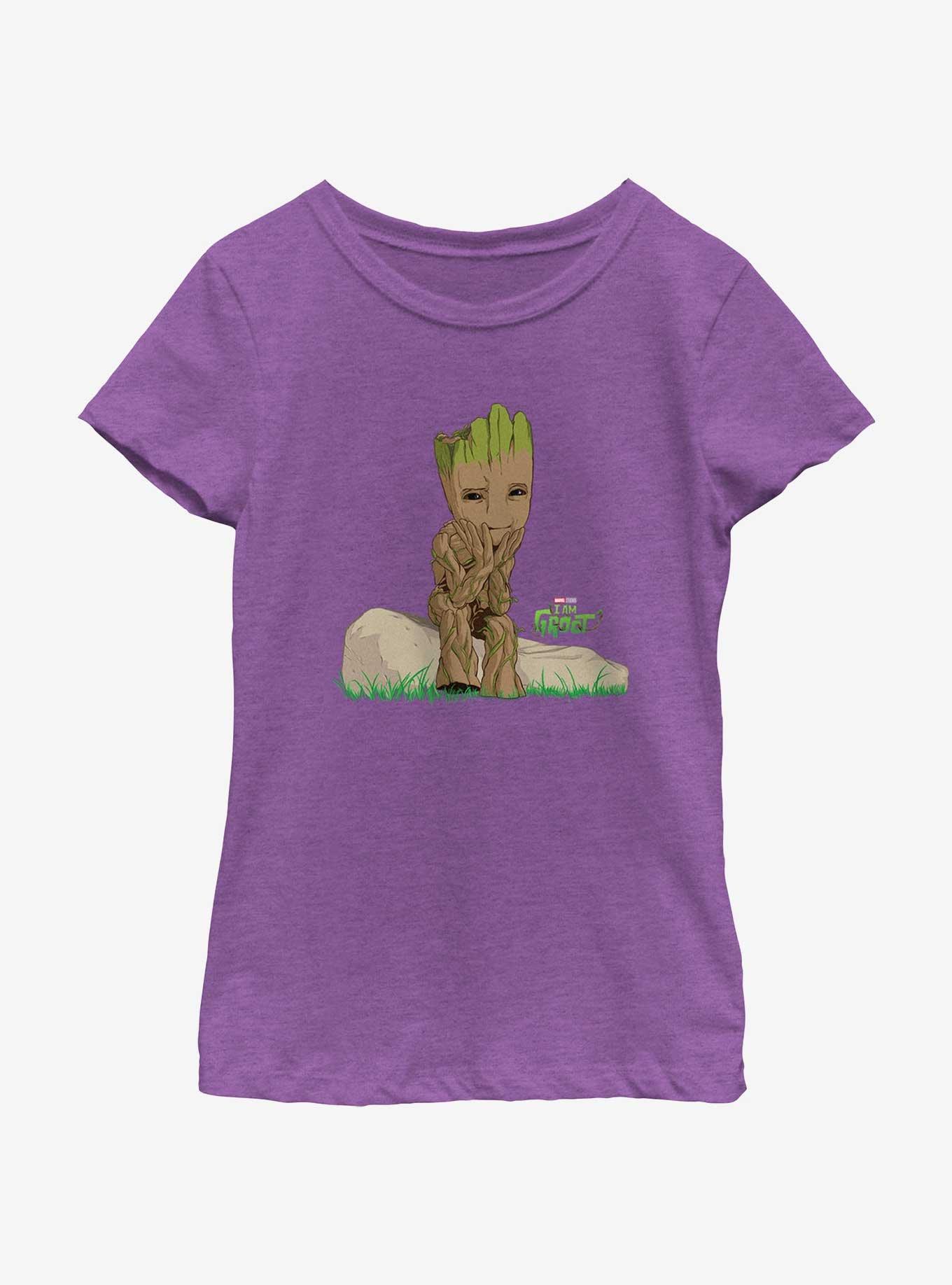 Marvel I Am Groot Thinking Youth Girls T-Shirt, , hi-res