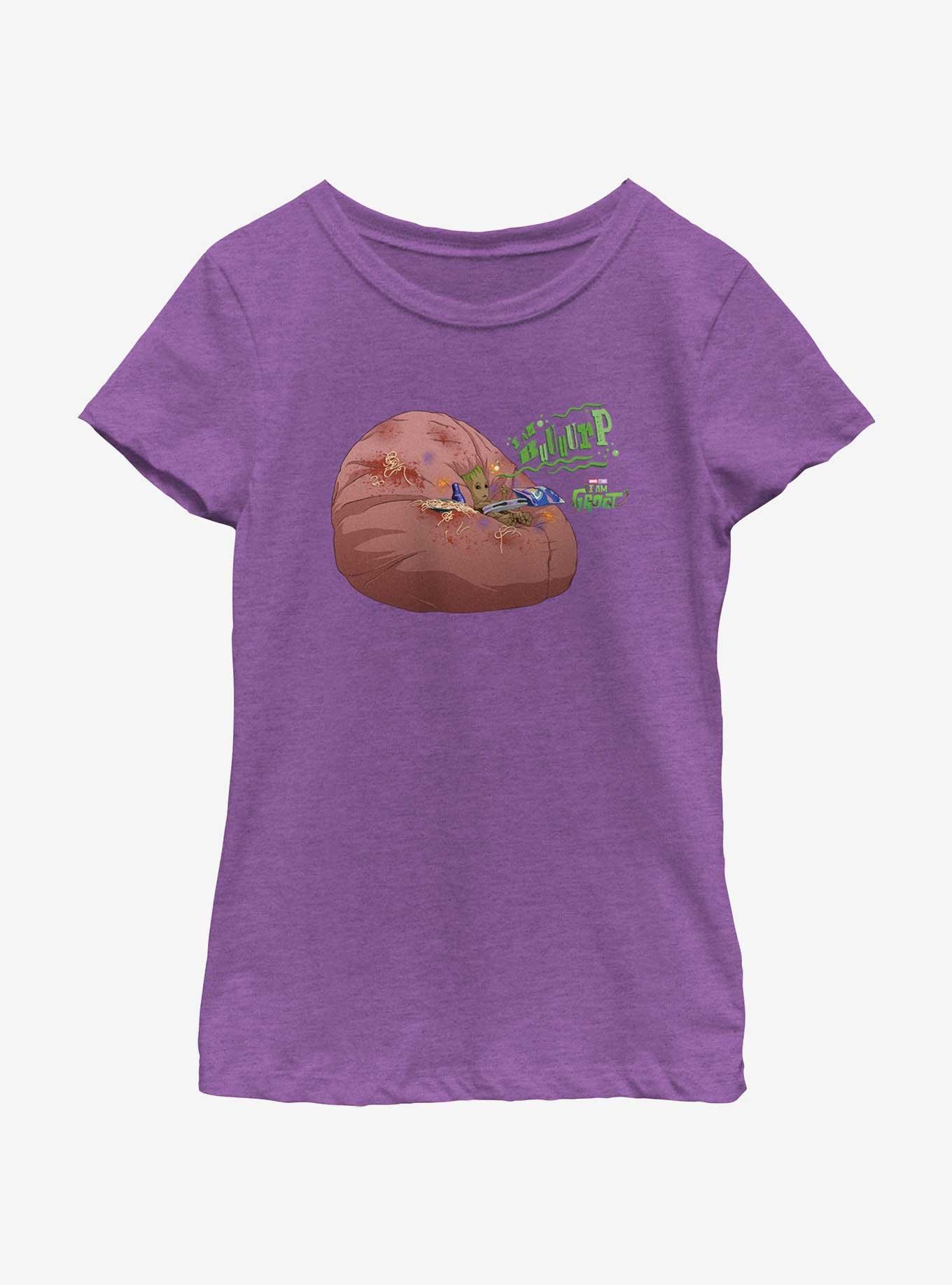 Marvel I Am Groot I Am Bruurp Youth Girls T-Shirt, PURPLE BERRY, hi-res