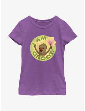 Marvel I Am Groot With Flower Youth Girls T-Shirt, , hi-res