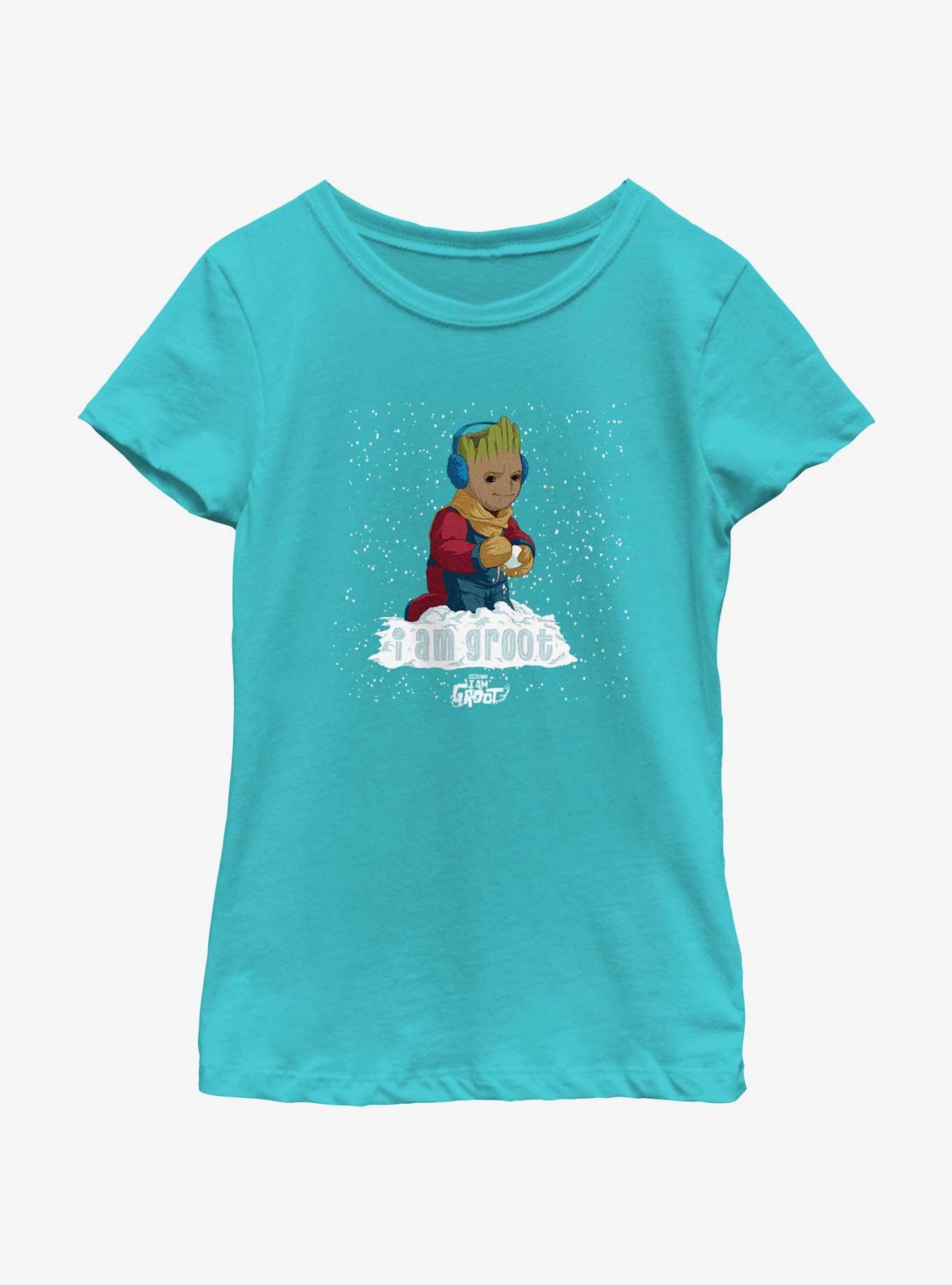 Marvel I Am Groot Snowball Youth Girls T-Shirt, , hi-res