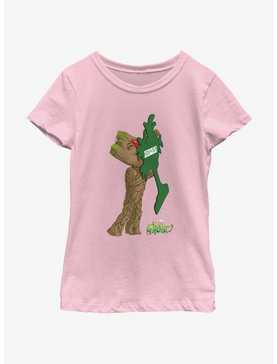 Marvel I Am Groot Pine Tree Car Freshener Youth Girls T-Shirt, , hi-res