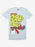 SpongeBob SquarePants Head Out Jumbo Print T-Shirt, BLUE, hi-res