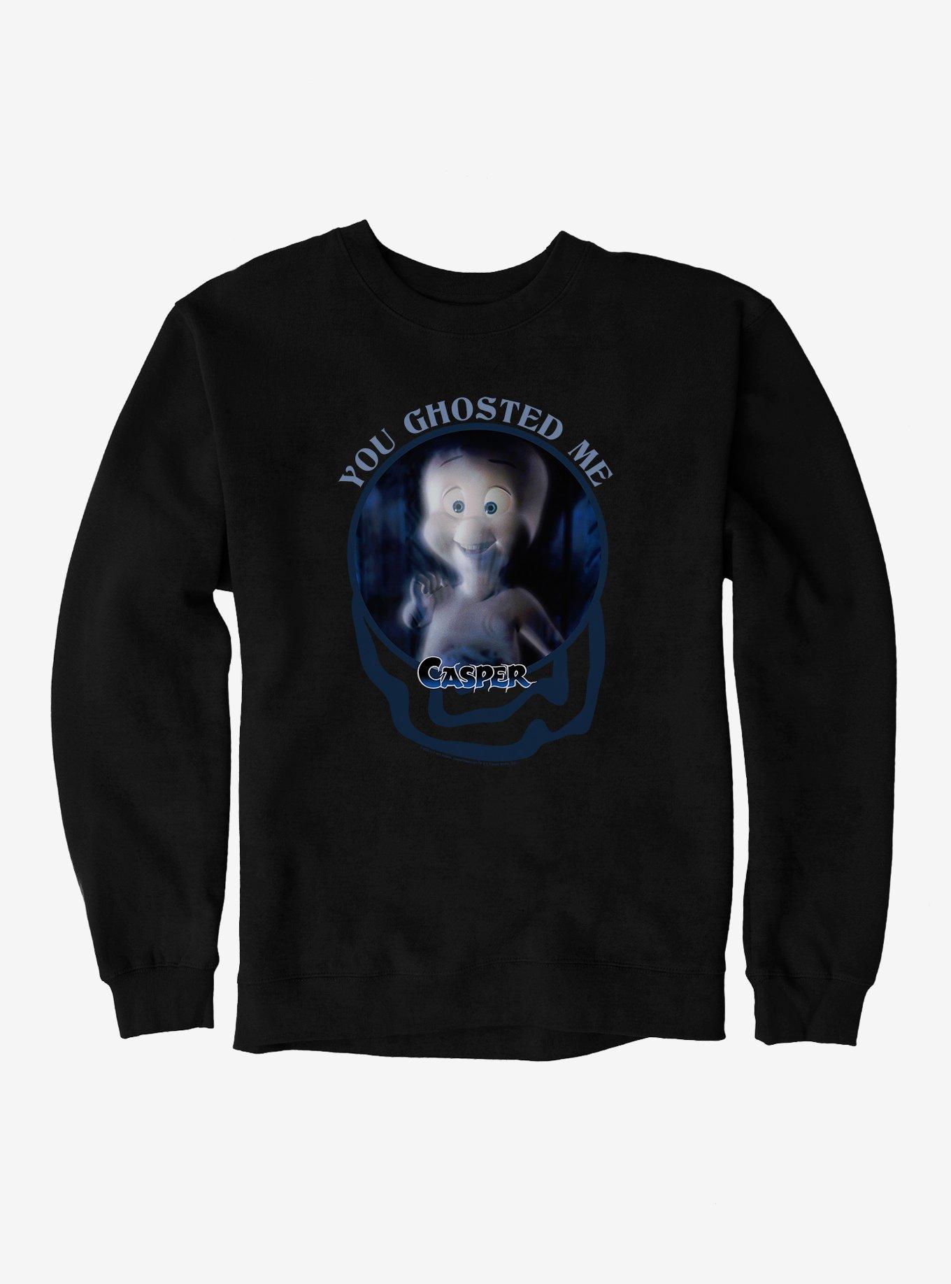 Casper You Ghosted Me Sweatshirt, BLACK, hi-res