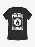 Attack on Titan Police Regiment Badge Womens T-Shirt, BLACK, hi-res