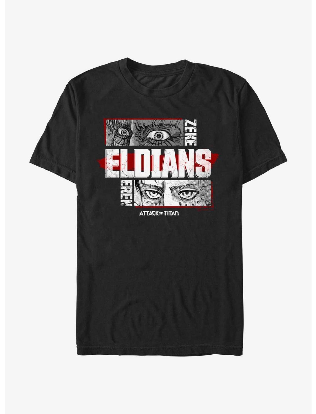Attack on Titan Eldians Zeke & Eren T-Shirt, BLACK, hi-res