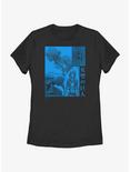 Attack on Titan Female Titan Annie Collage Womens T-Shirt, BLACK, hi-res