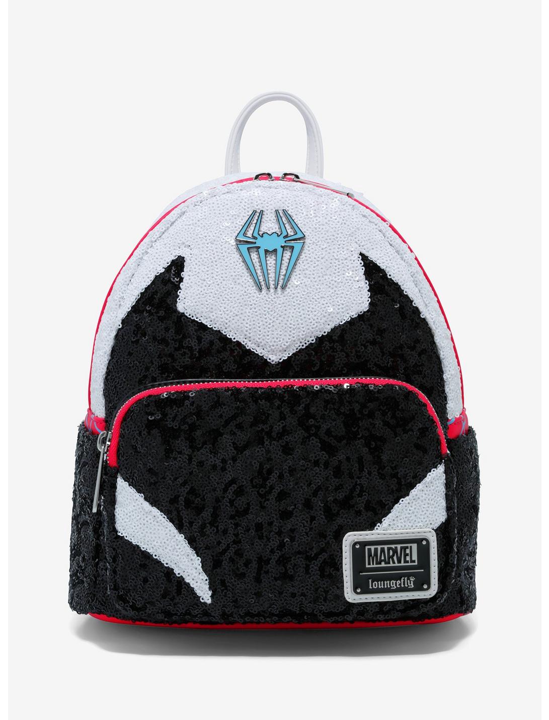Loungefly Marvel Spider-Man Spider-Gwen Sequin Mini Backpack — BoxLunch Exclusive, , hi-res