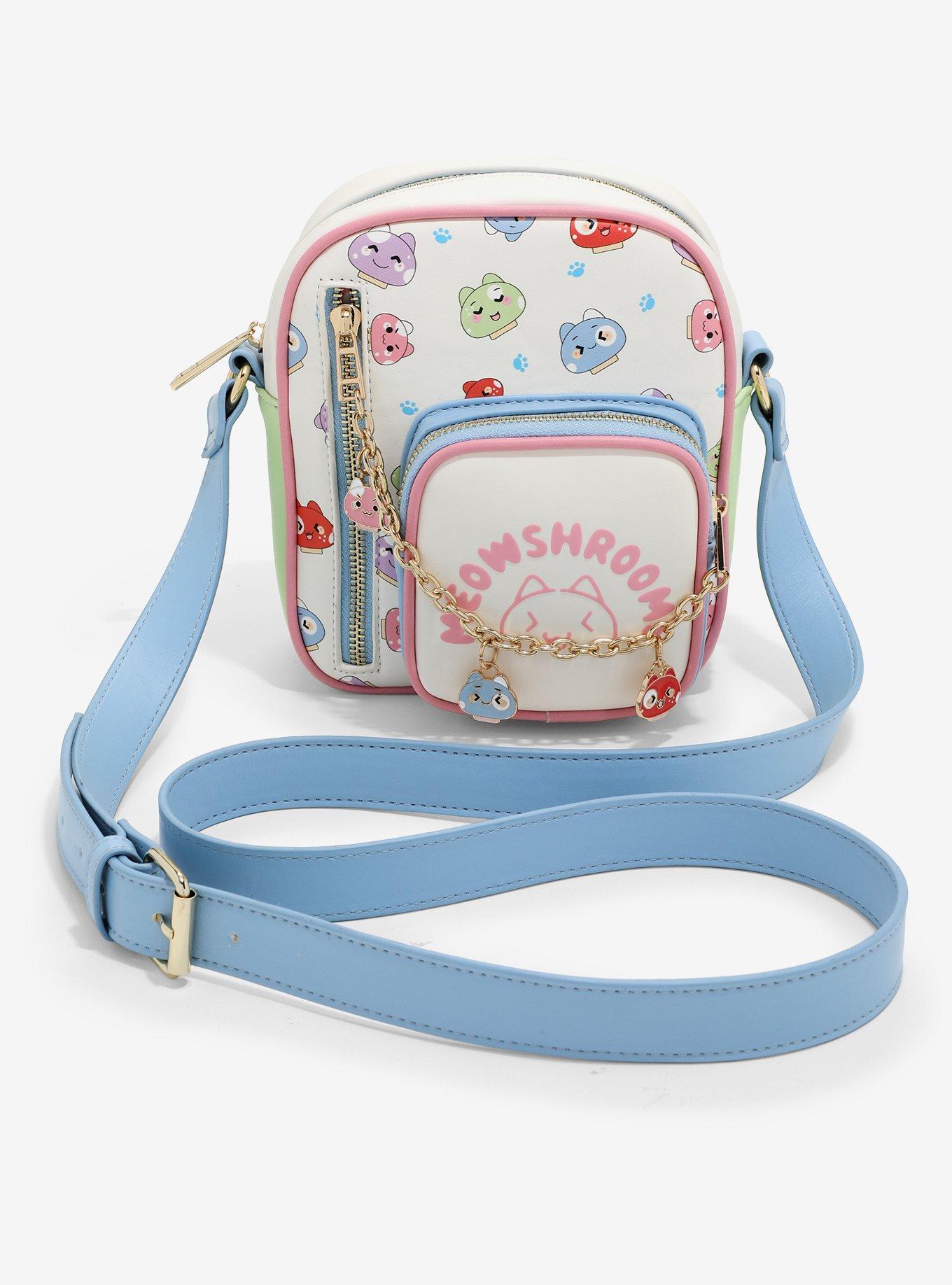 Meowshrooms Charm Allover Print Crossbody Bag — BoxLunch Exclusive ...