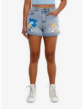 Sonic The Hedgehog Sonic & Tails Mom Shorts, , hi-res