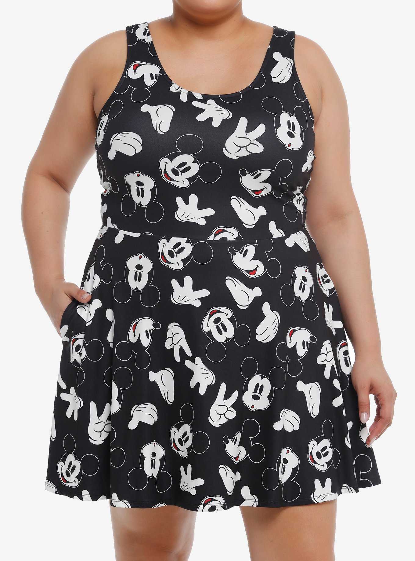 Disney Womens Plus Size Tank Minnie Mouse All Over Print (Hula Grey, 1X) at   Women's Clothing store