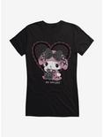 My Melody Lacey Black Heart Girls T-Shirt, BLACK, hi-res
