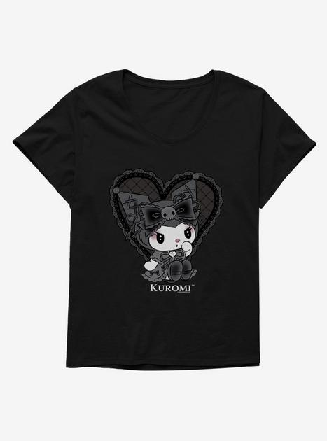 Free roblox outfit t-shirt black hello kitty top in 2023