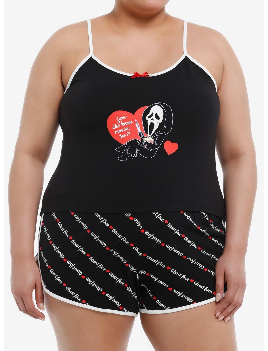 Scream Ghost Face Horror Movies Heart Lounge Set Plus Size, MULTI, hi-res