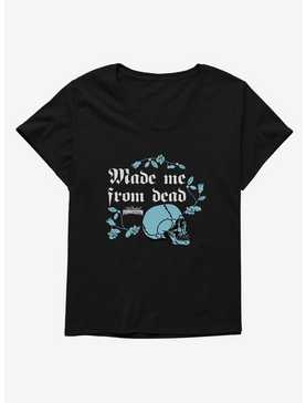 Bride Of Frankenstein Made Me From Dead Skull Womens T-Shirt Plus Size, , hi-res