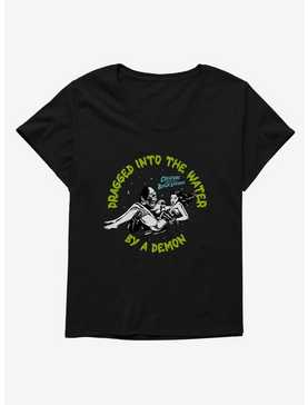 Creature From The Black Lagoon Dragged Into The Water Womens T-Shirt Plus Size, , hi-res