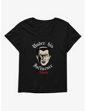 Universal Monsters Dracula Under His Influence Womens T-Shirt Plus Size, , hi-res