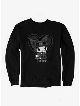 Kuromi Lacey Black Heart Sweatshirt, , hi-res