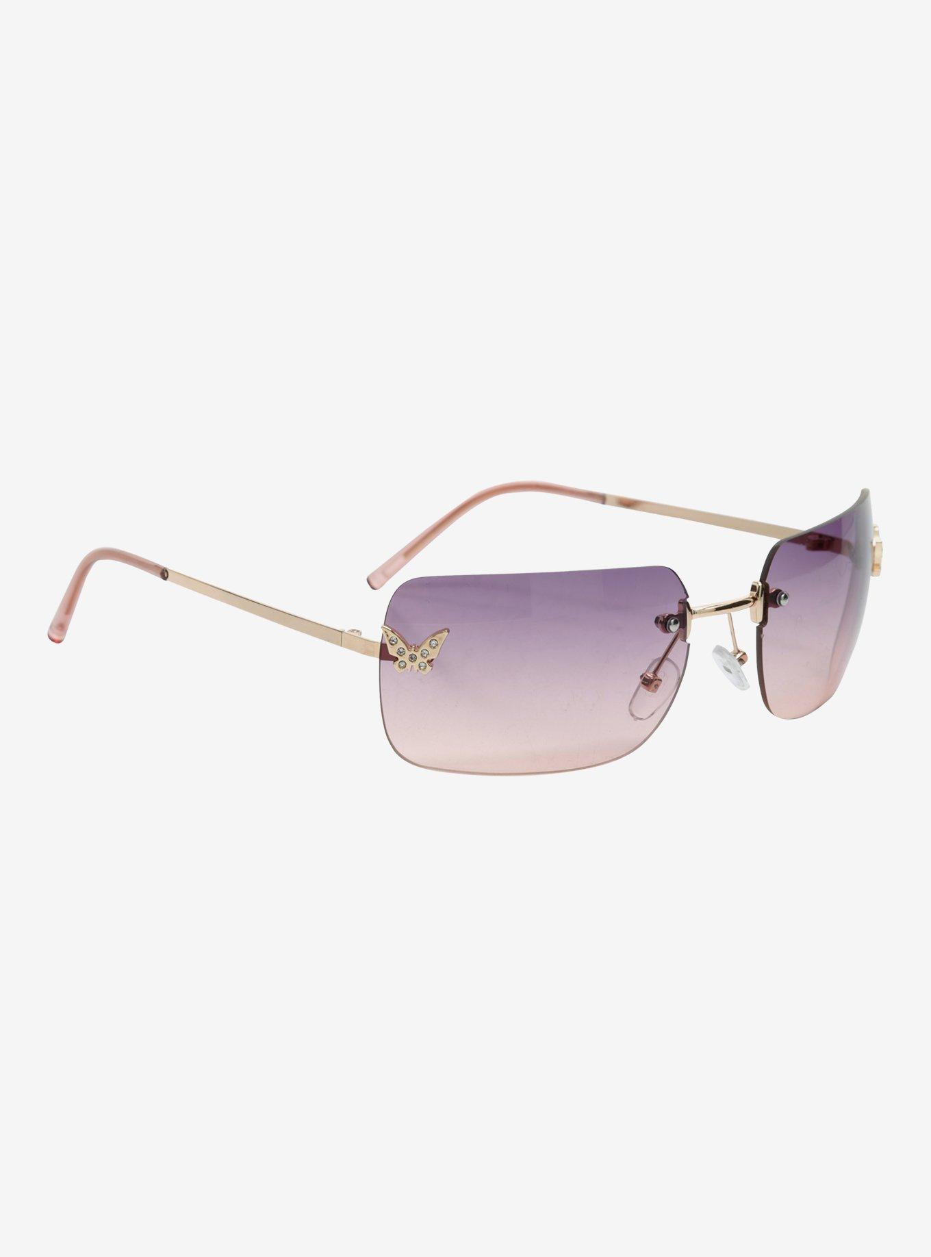 Purple Butterfly Sunglasses