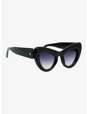 Black Cat Eye Sunglasses, , hi-res