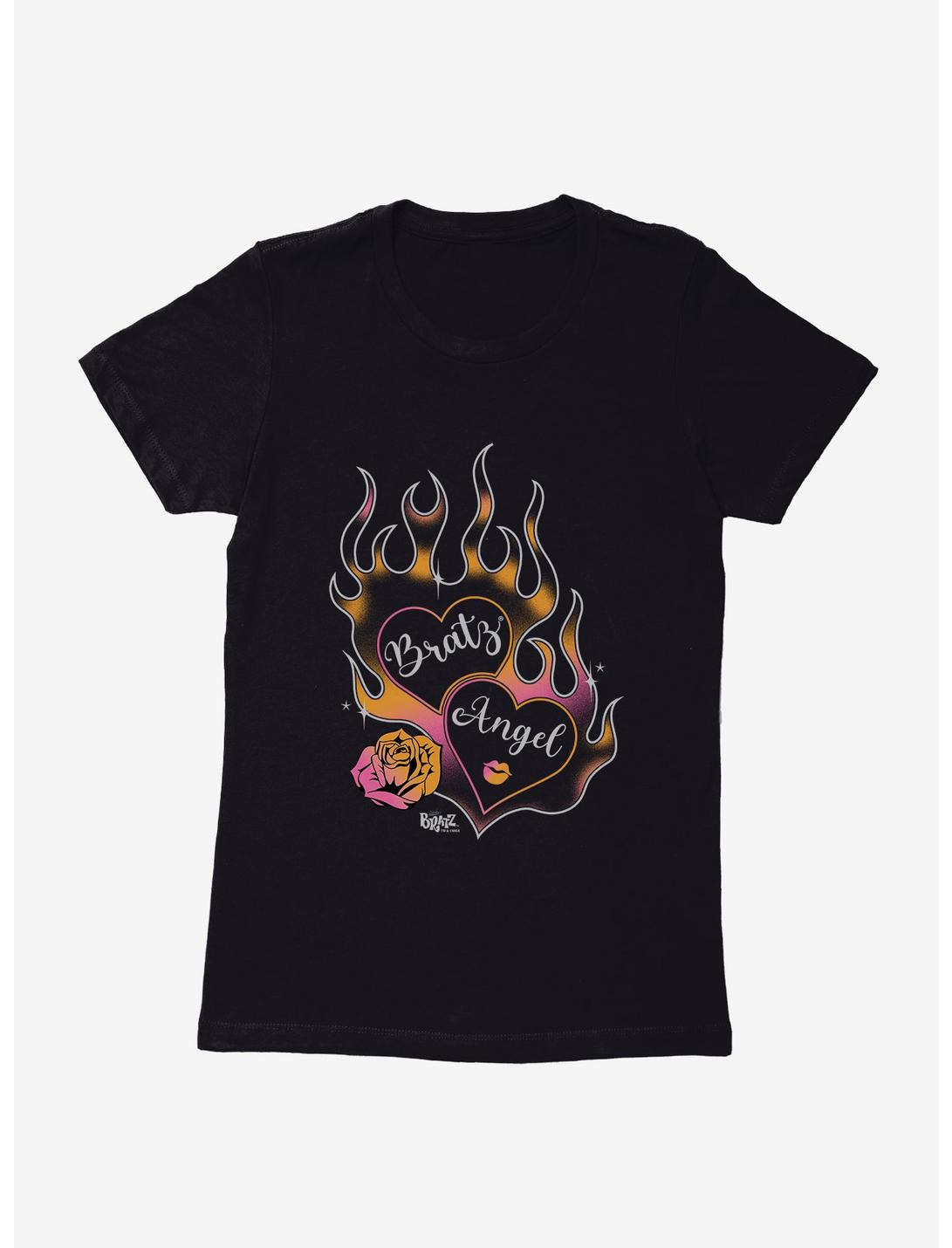 Bratz Angel Flames Womens T-Shirt, BLACK, hi-res