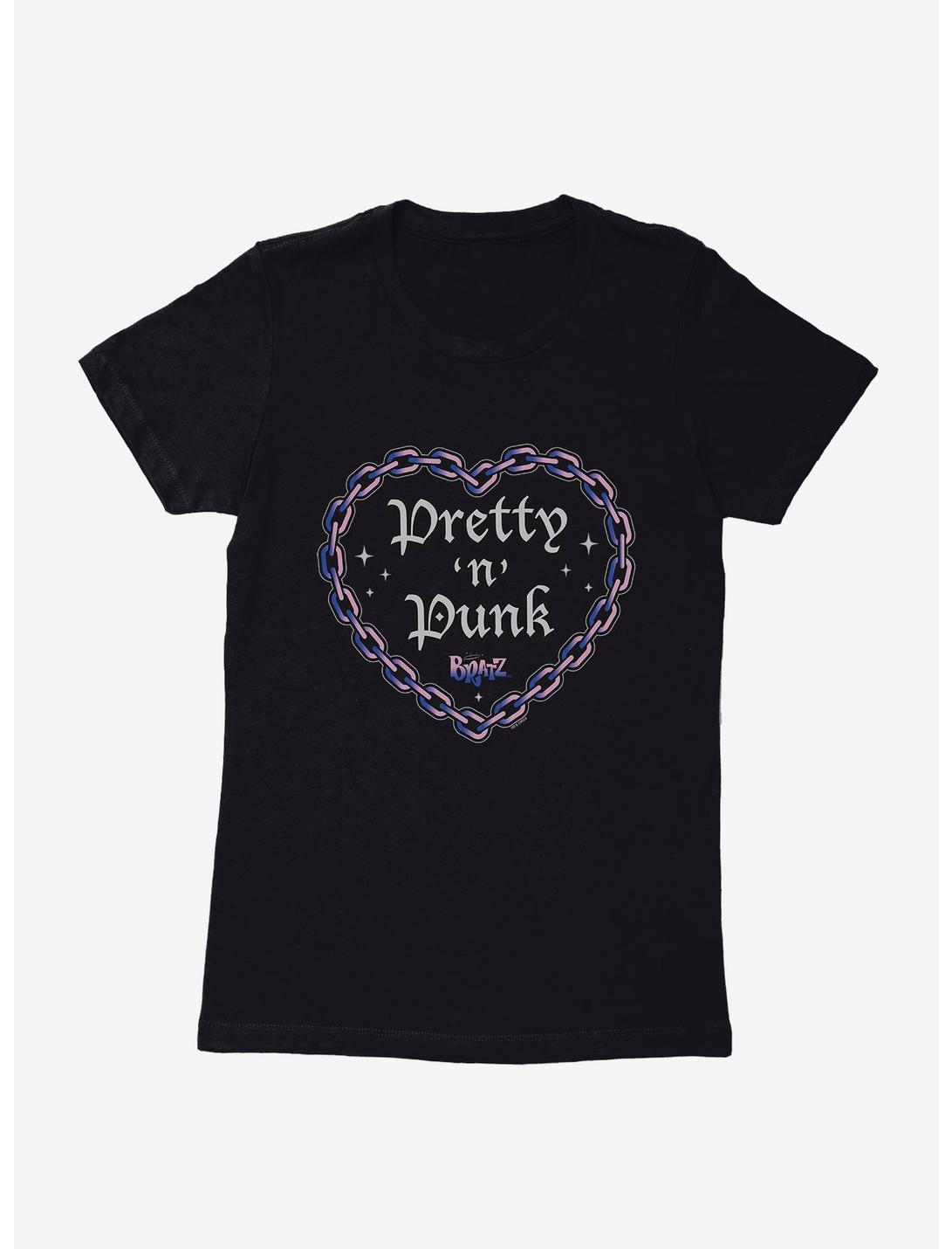 Bratz Chain Heart Womens T-Shirt, BLACK, hi-res