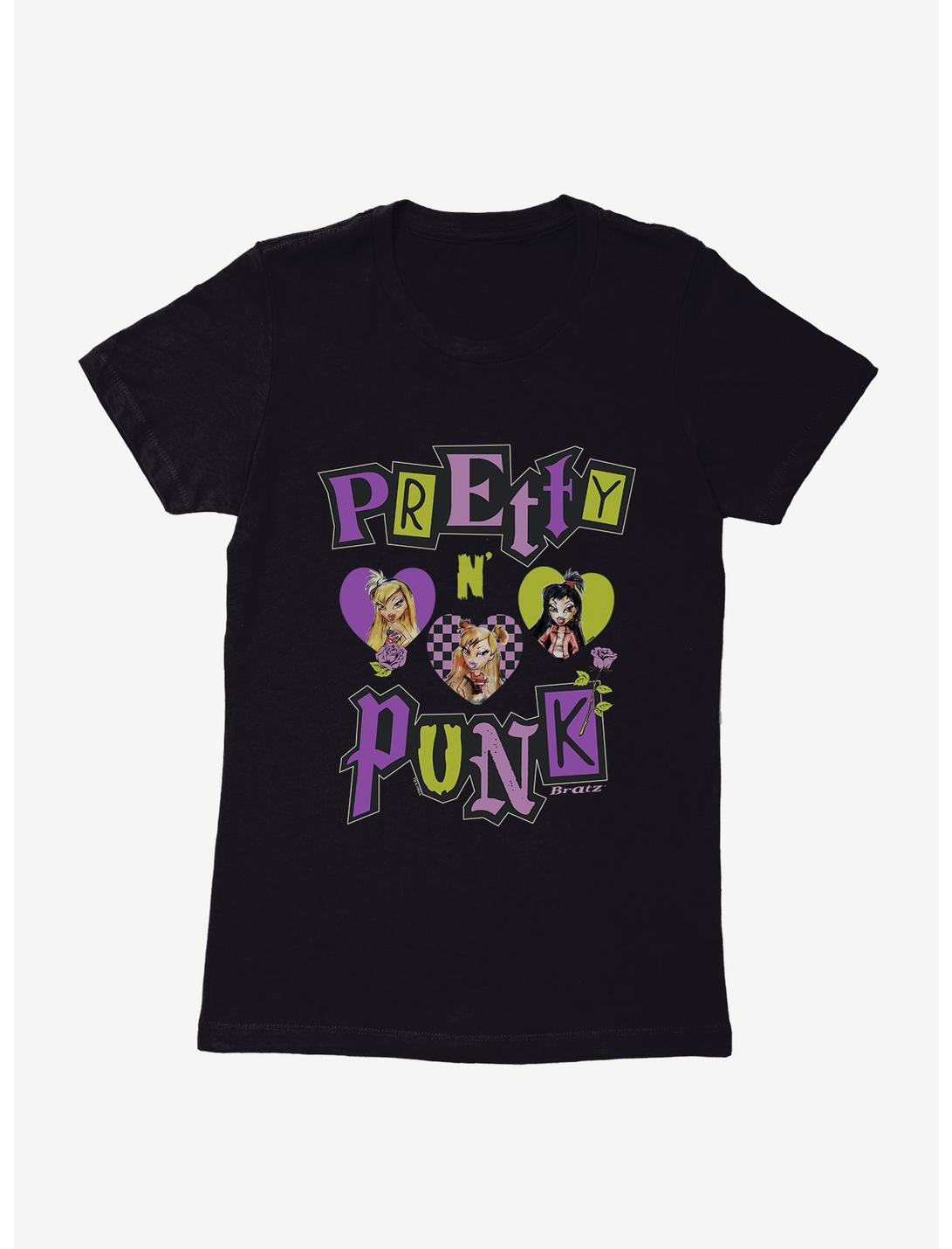Bratz Hearts Pretty N Punk Womens T-Shirt, BLACK, hi-res