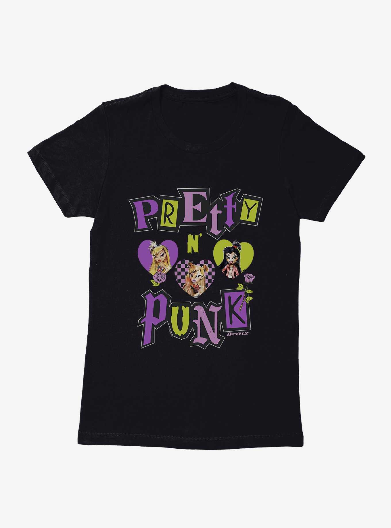 Bratz Hearts Pretty N Punk Womens T-Shirt, , hi-res