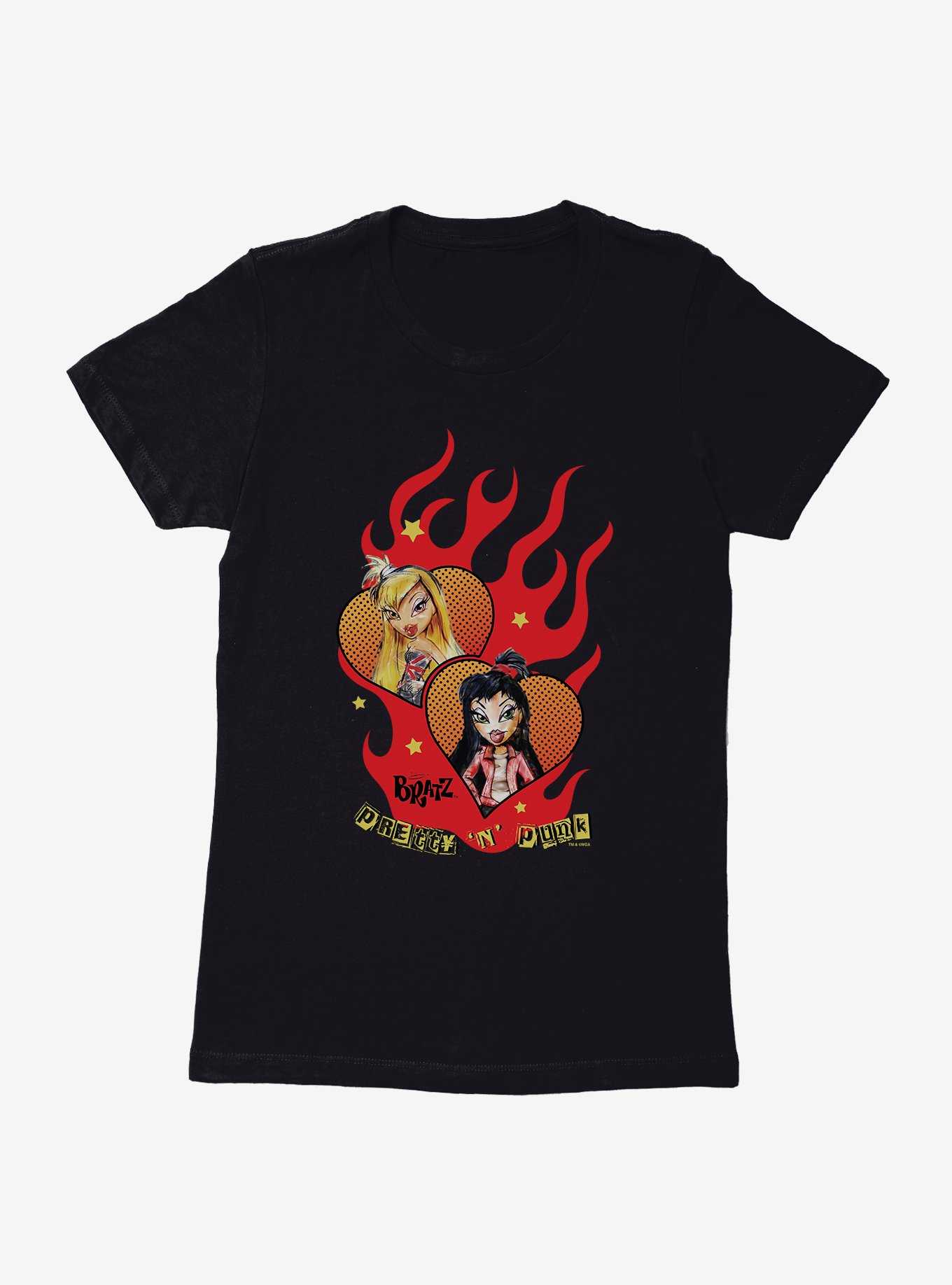 Bratz Hearts In Flames Womens T-Shirt, , hi-res