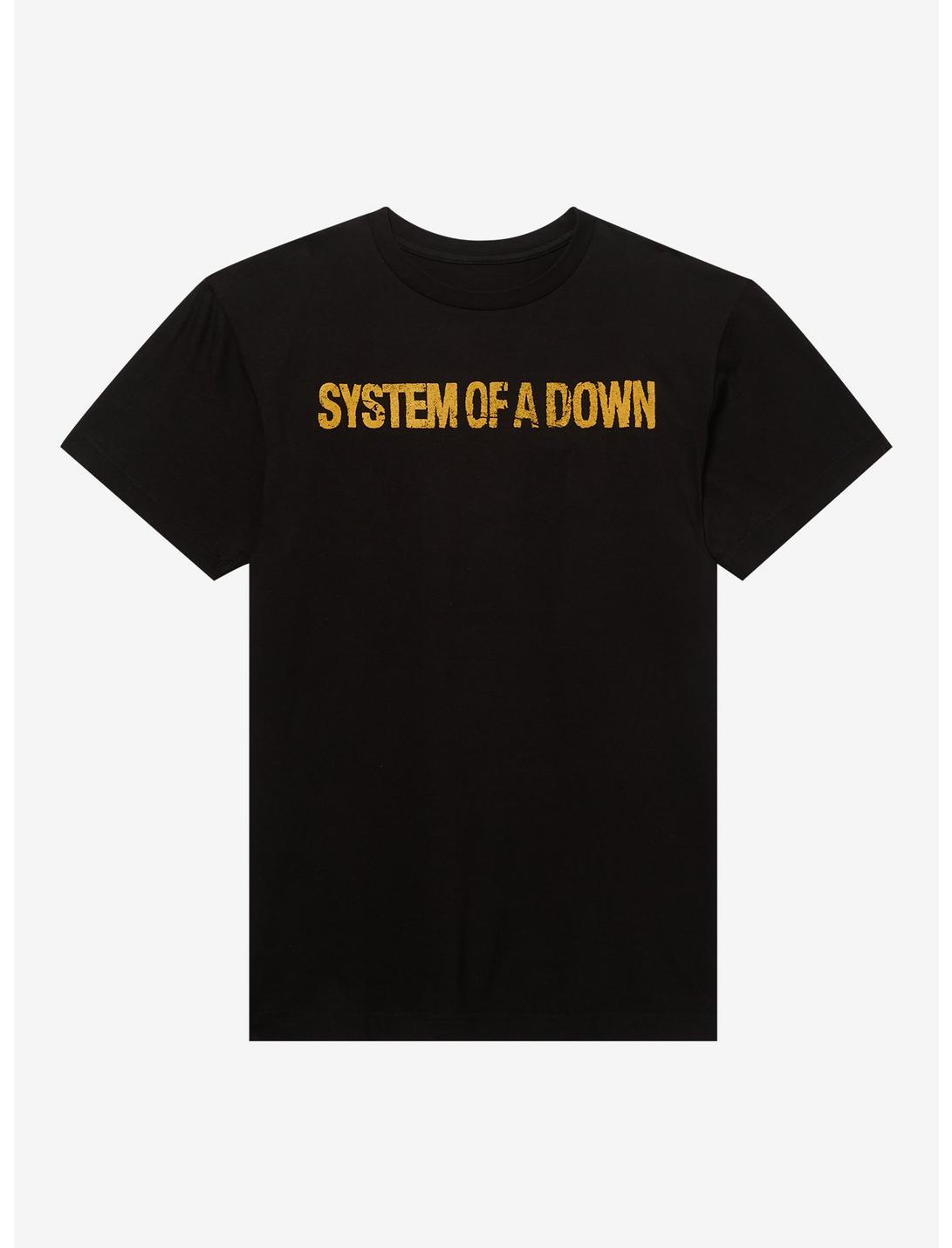System Of A Down Mezmerize Eye Clock T-Shirt, BLACK, hi-res