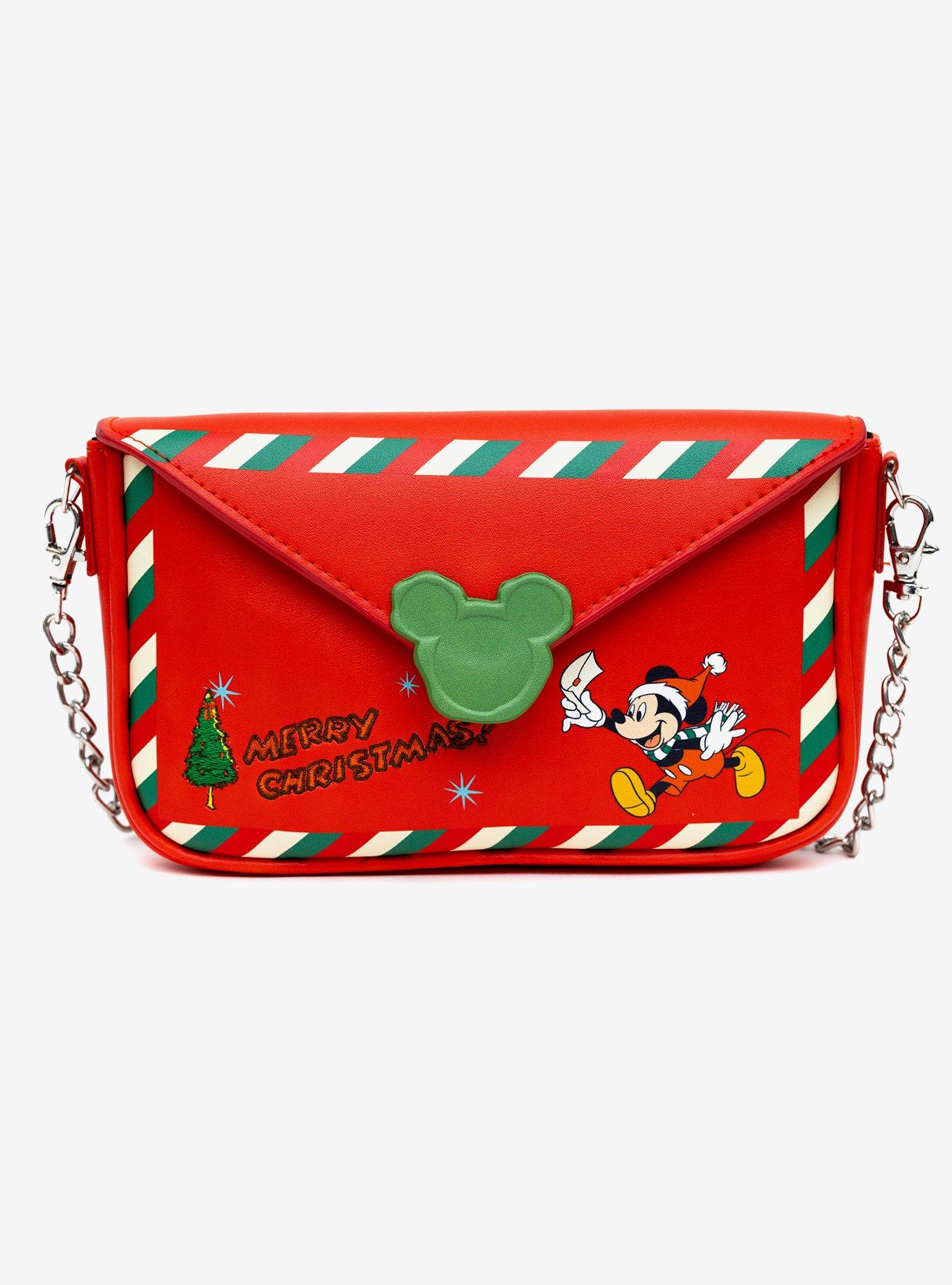 Disney Mickey Mouse Christmas Letter to Santa Crossbody Bag | BoxLunch
