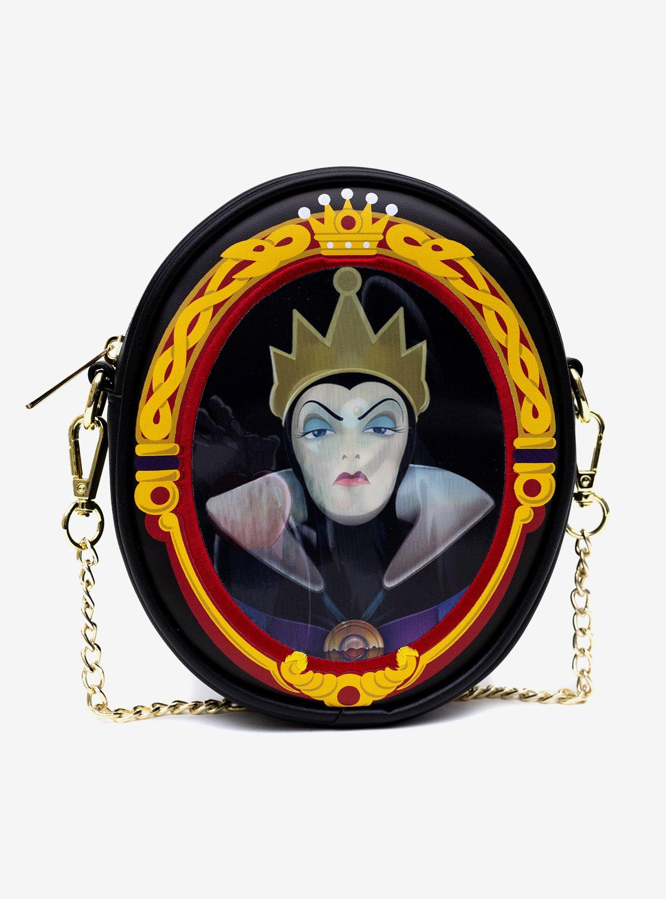 Disney Snow White Old Hag and Evil Queen Villains Crossbody Bag | BoxLunch