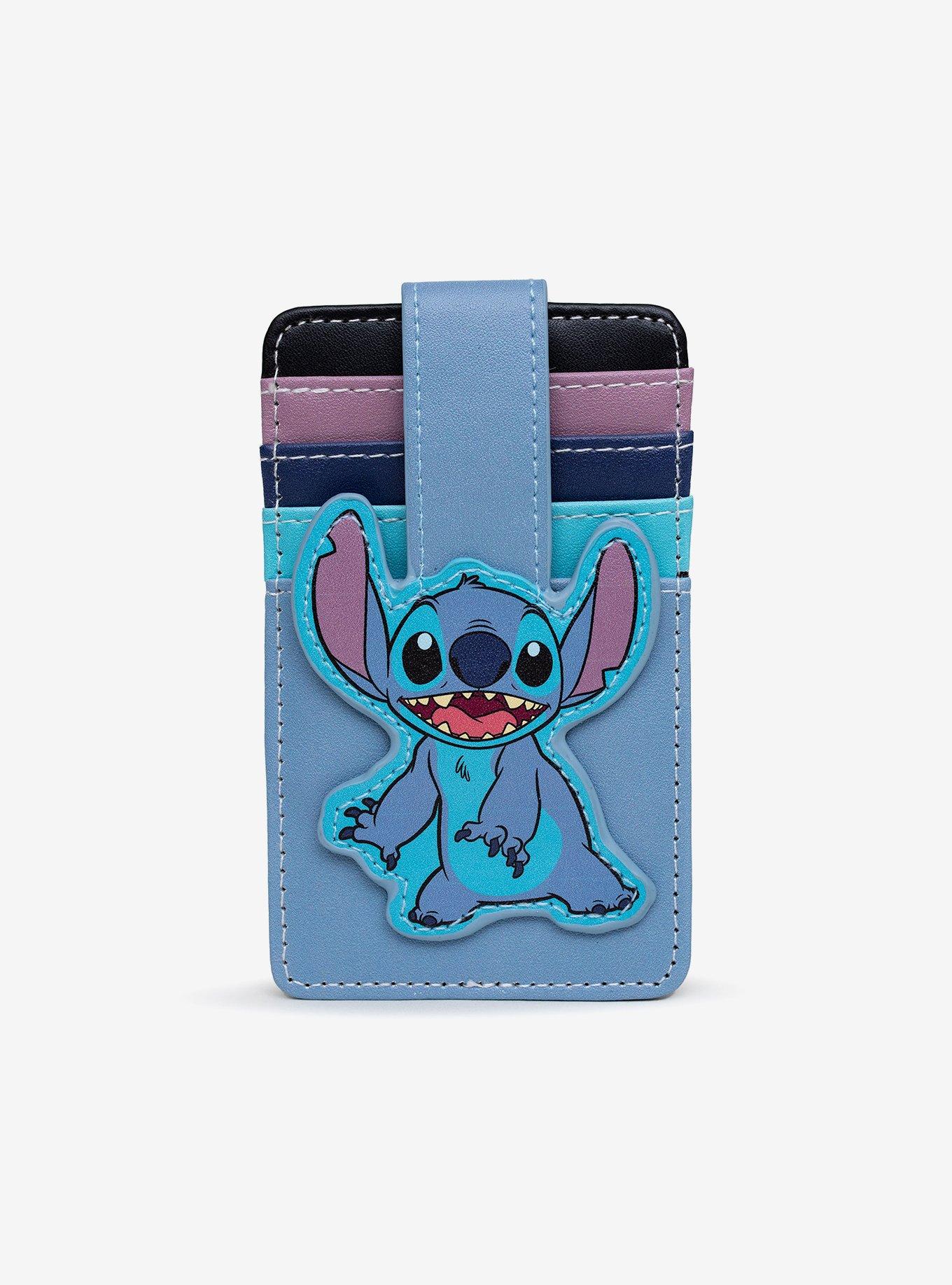 Stitch Detail Long Wallet Metal Crown Decor Tri-Fold Credit Card