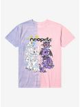 Neopets Group Split Dye Boyfriend Fit Girls T-Shirt, MULTI, hi-res