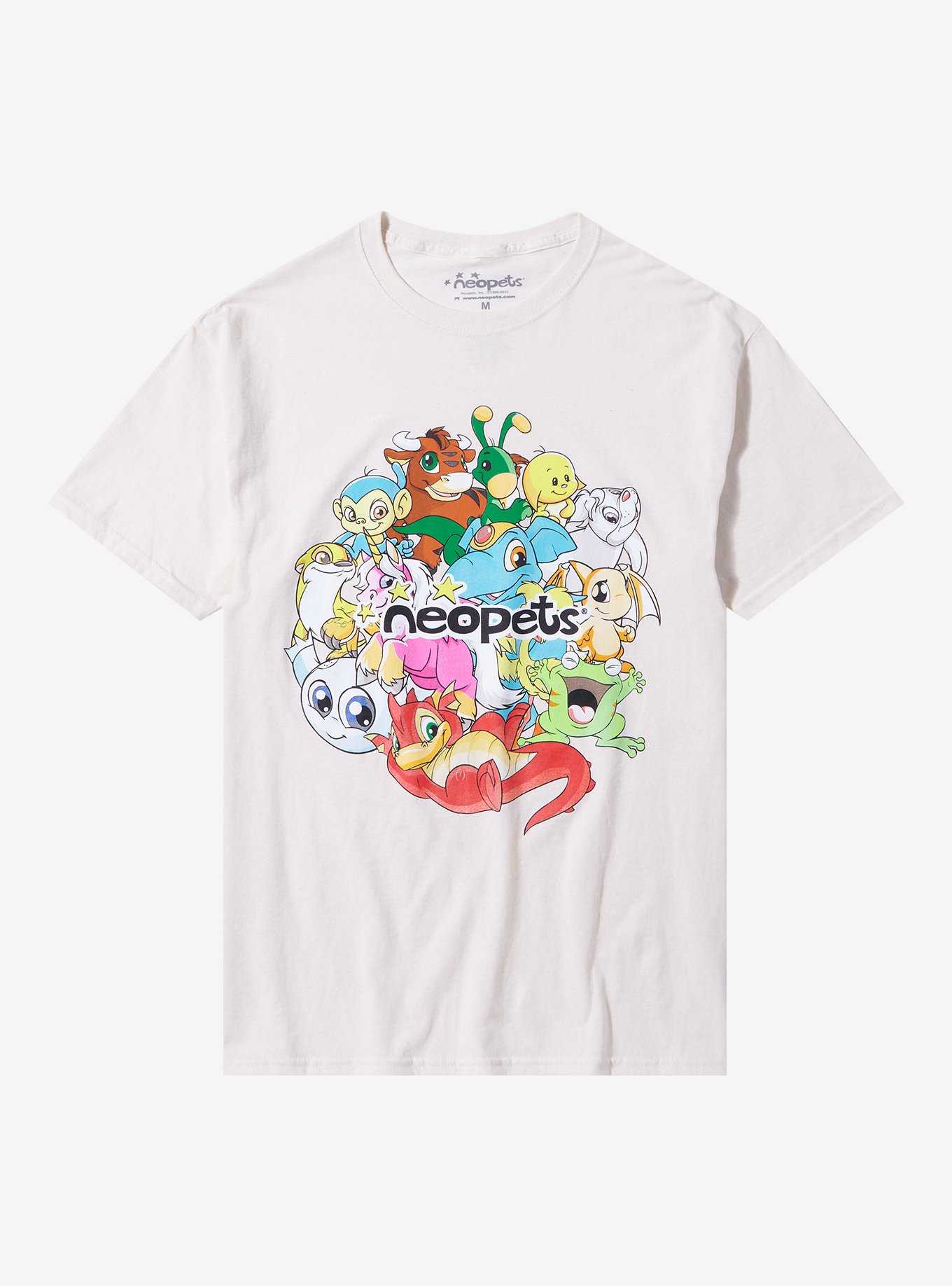 Neopets Group Boyfriend Fit Girls T-Shirt, , hi-res
