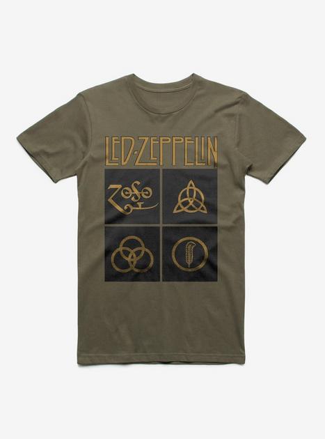 Led Zeppelin Symbols T-Shirt | Hot Topic