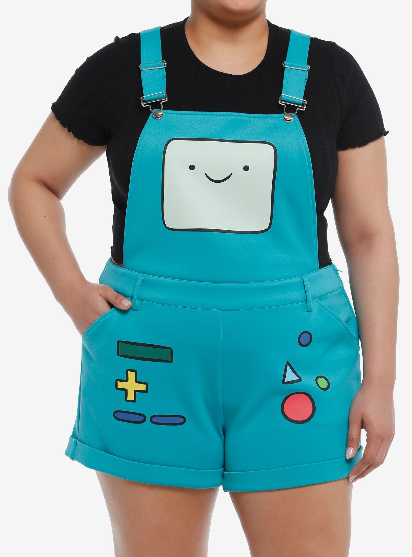 Adventure Time BMO Shortalls Plus