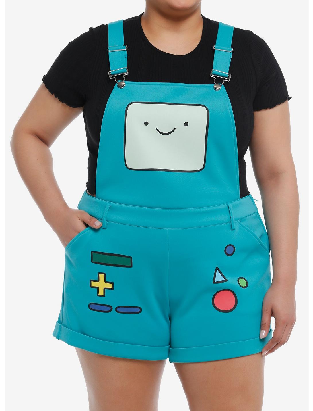 Adventure Time BMO Shortalls Plus Size, MULTI, hi-res