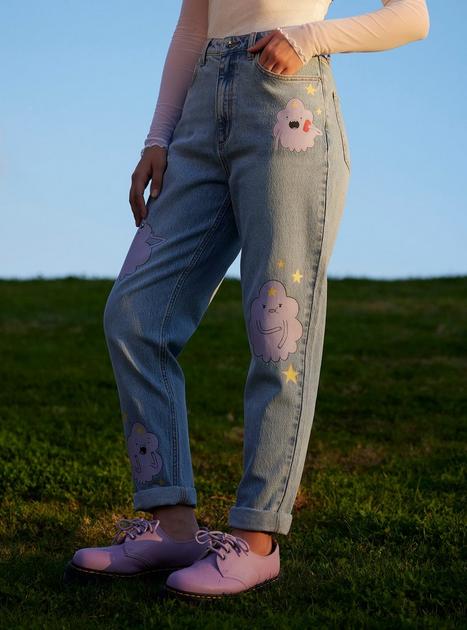 Adventure Time Lumpy Space Princess Mom Jeans | Hot Topic