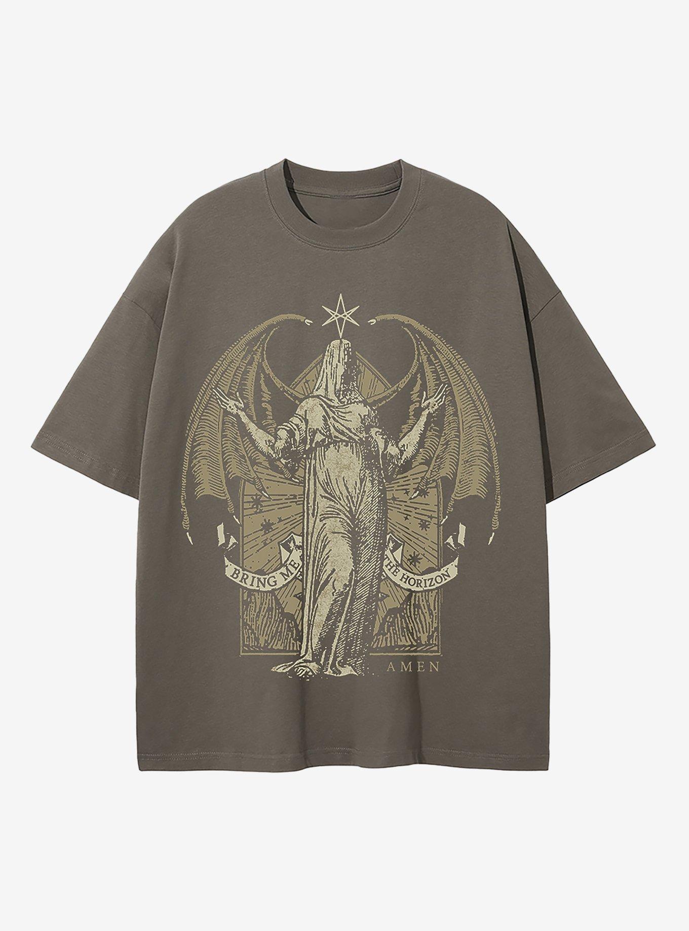 Bring Me The Horizon Winged Creature T-Shirt, BROWN, hi-res