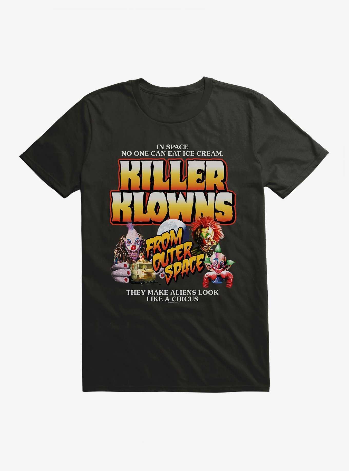 Killer Klowns From Outer Space In Space No One Can Eat Ice Cream T-Shirt, , hi-res