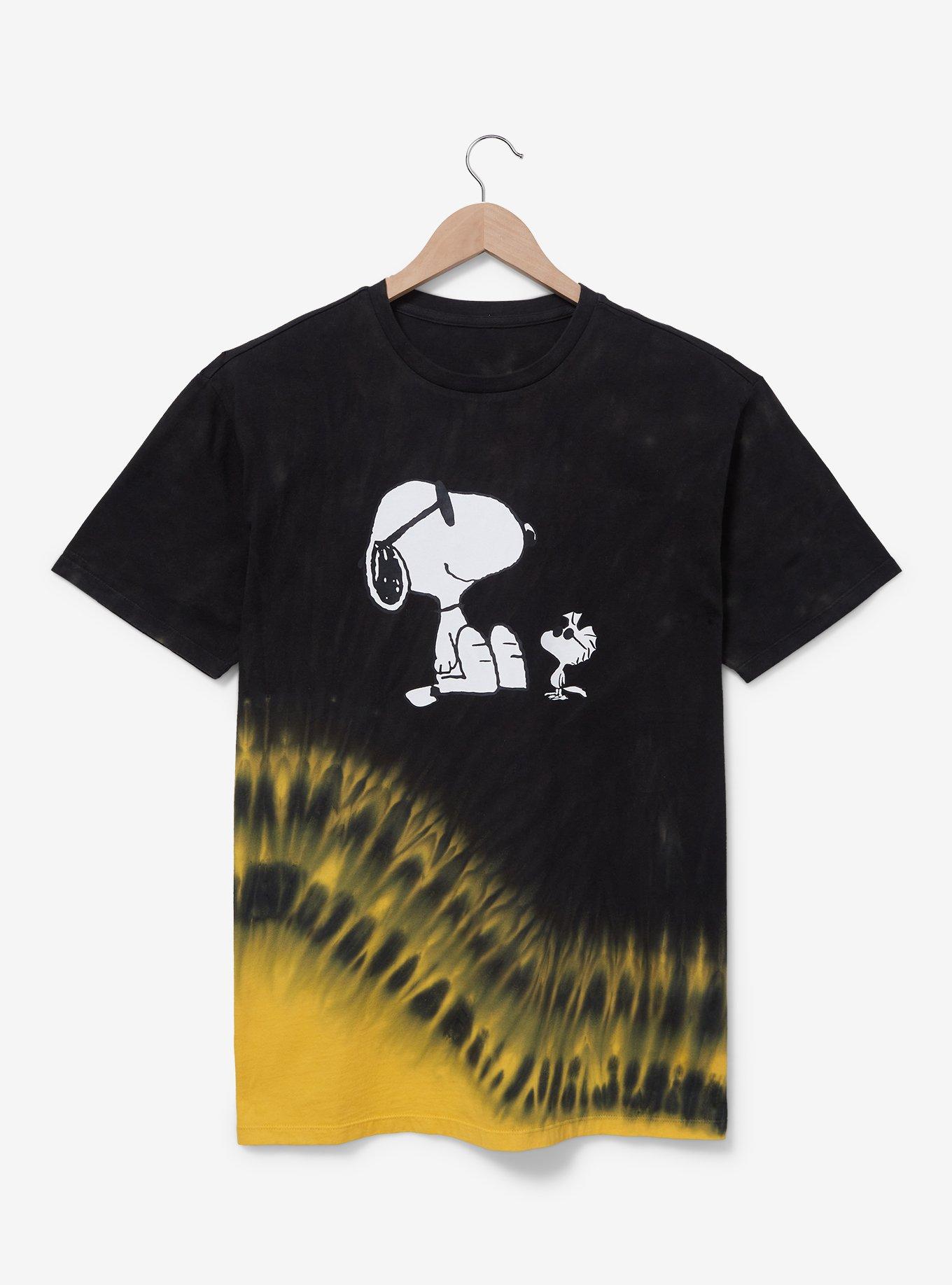 Peanuts Snoopy and Woodstock Sunglasses Tie-Dye T-Shirt — BoxLunch Exclusive, MULTI, hi-res
