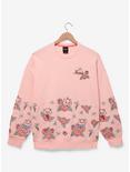 Disney The Aristocats Marie Floral Embroidered Crewneck — BoxLunch Exclusive, LIGHT PINK, hi-res