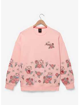 Disney The Aristocats Marie Floral Embroidered Crewneck — BoxLunch Exclusive, , hi-res