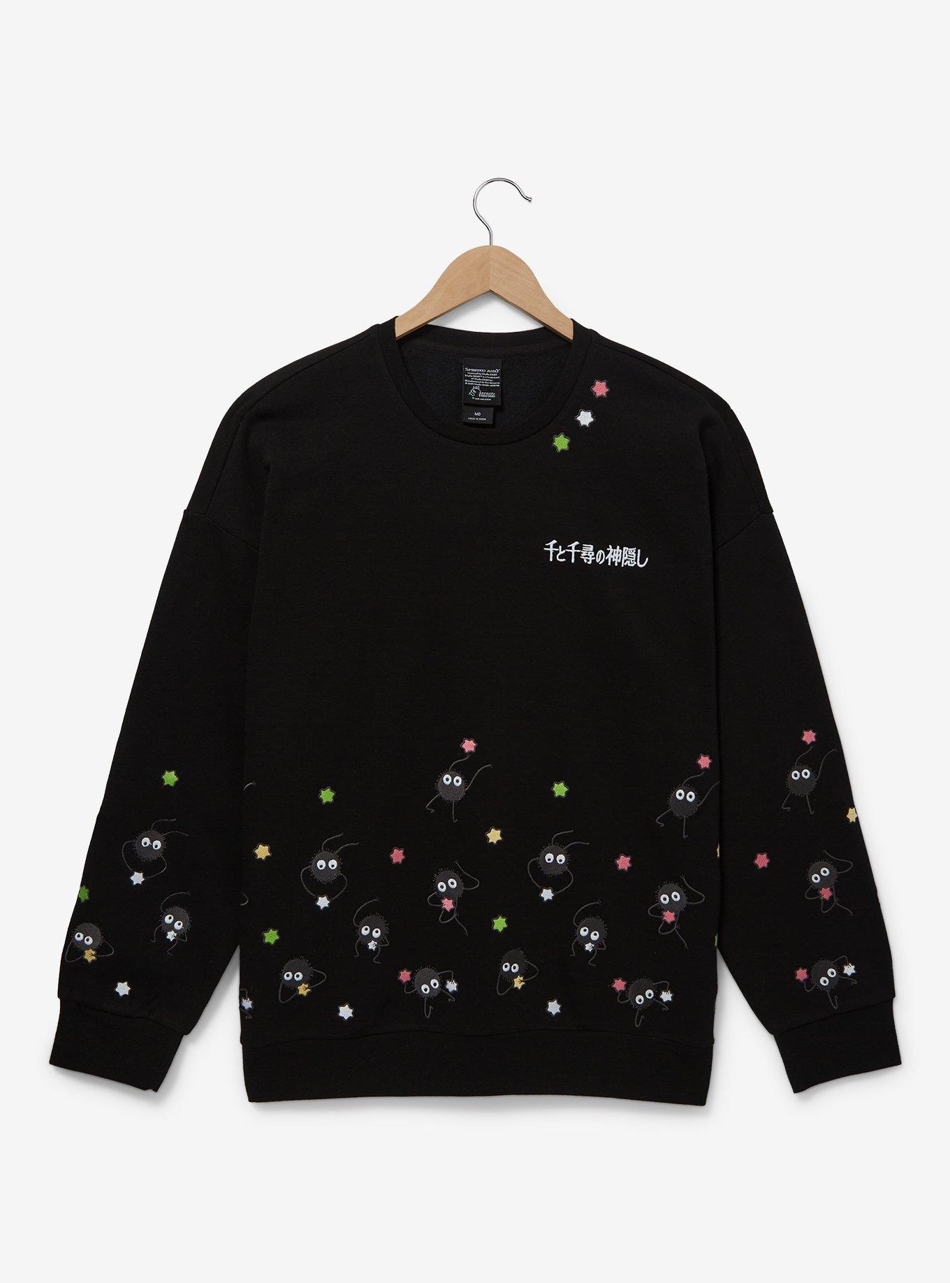 Studio Ghibli Spirited Away Soot Sprites Embroidered Crewneck 
